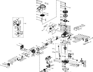 4x90h0 General Assembly Diagram and Parts List for 4X90H0 547cc Cub Cadet Engine
